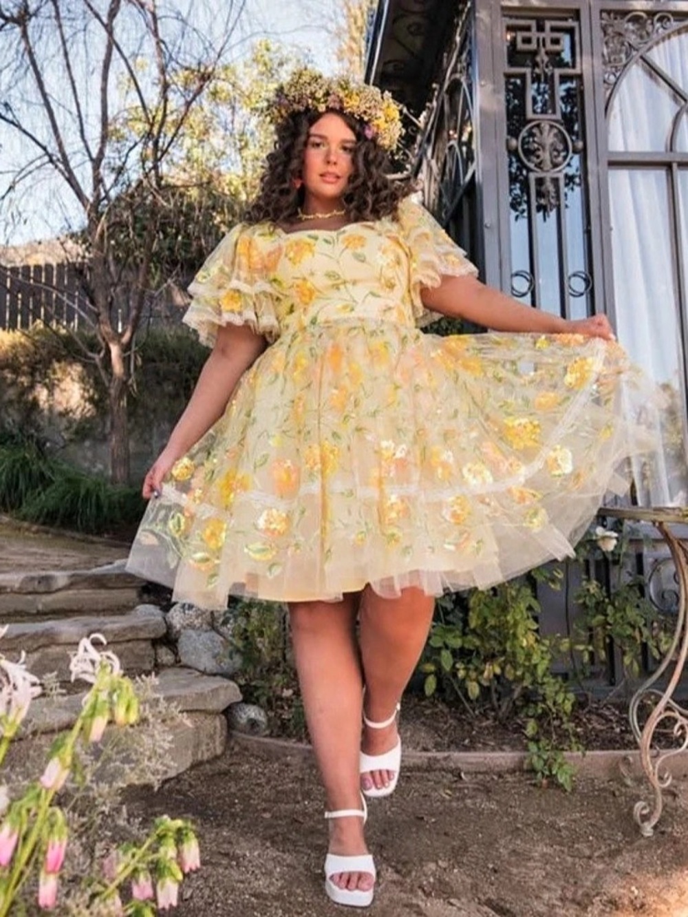 Jessakae yellow bramble dress